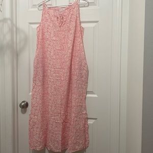 BNWT Pink And Cream Floral Maxi Dress
